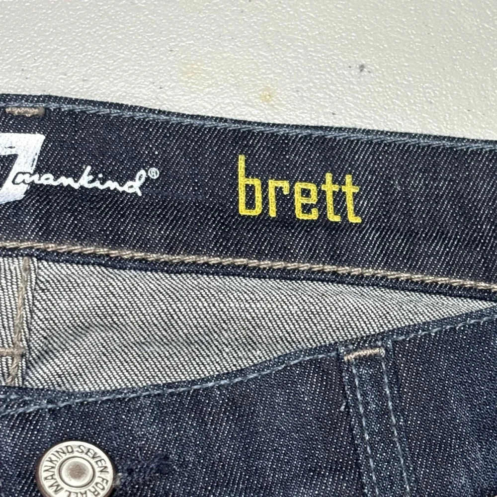 7 For All Mankind Men's 34X34 brett Modern Bootcut Blue Jeans NWT